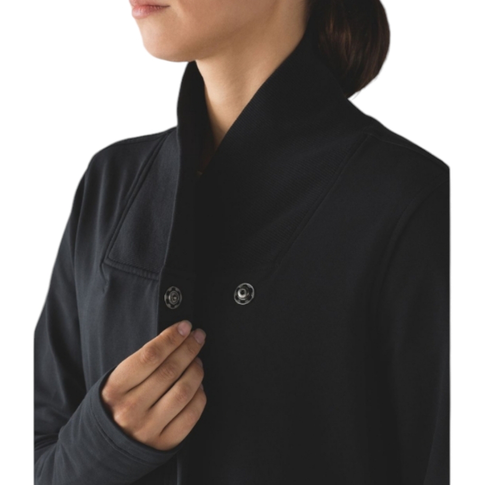 lululemon athletica Black Wrap-Front Jacket - Picture 4 of 10
